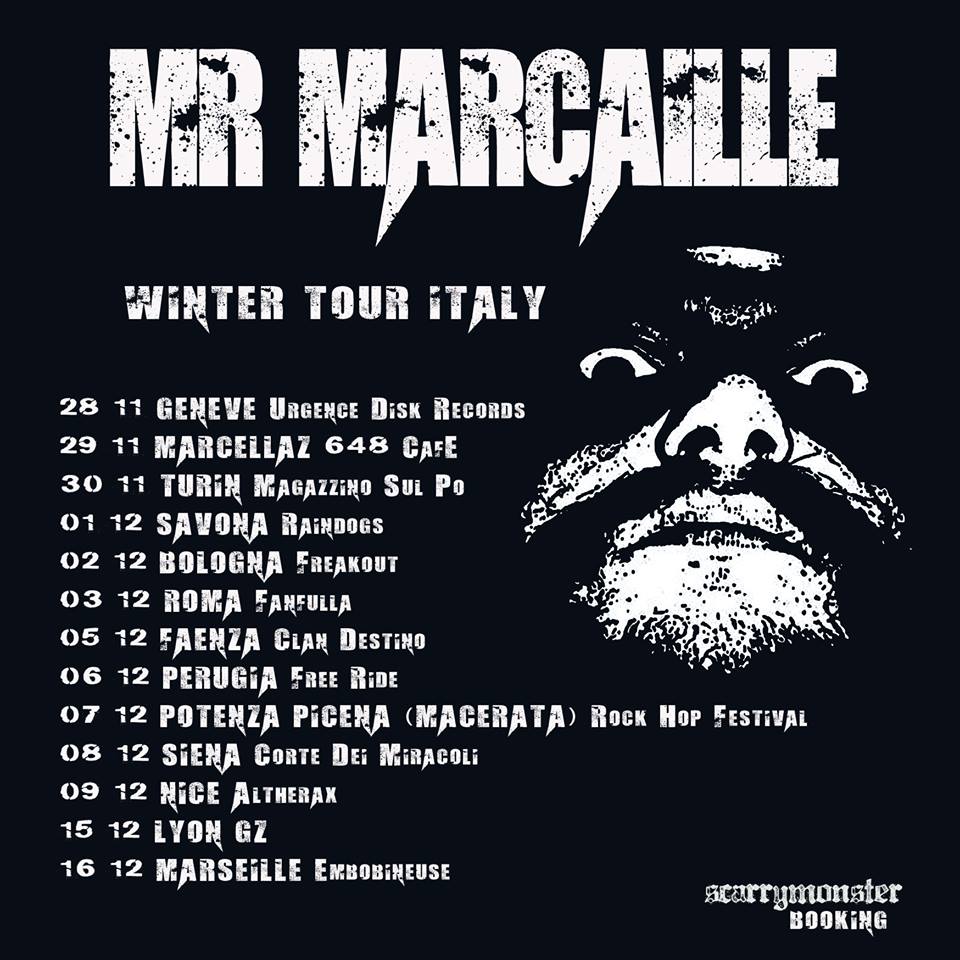 mr.marcaille winter Italia tour 2018